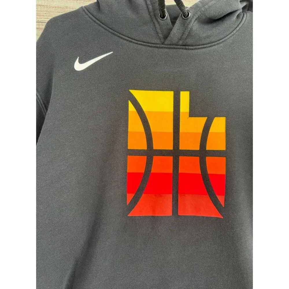 Nike 5 for the Fight Basketball Hoodie Sweatshirt Mens XL‎ Black Swoosh